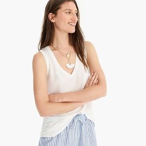NWOT J.Crew linen top. Medium